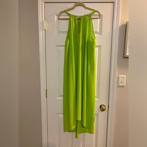 Mlle Gabrielle lime Green maxi dress